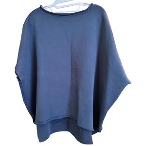 Frank & Eileen NWD Olive Original Capelet Navy One Size